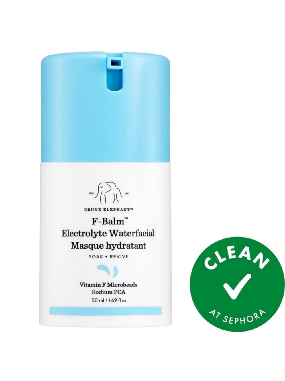 Drunk Elephant F-Balm Electrolyte Waterfacial Mask 50ml